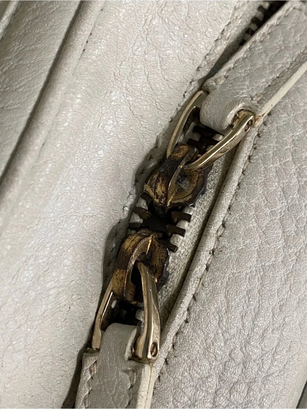 RARE Gucci XL Blondie Travel Bag Dome Satchel Web Stripe Pebble Leather